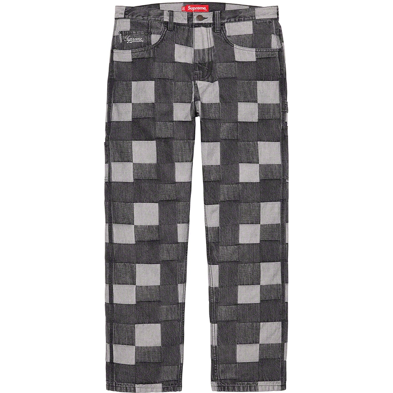 Patched Denim Painter Pant view 9